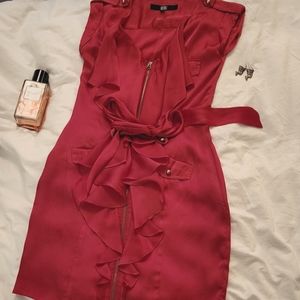 Fushia pink Bedo cocktail dress. Size xs.